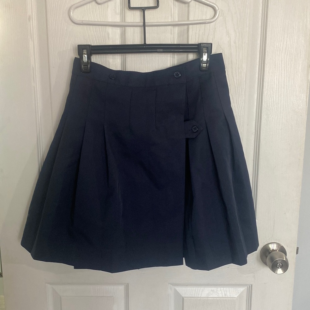 Navy Blue School Skirt